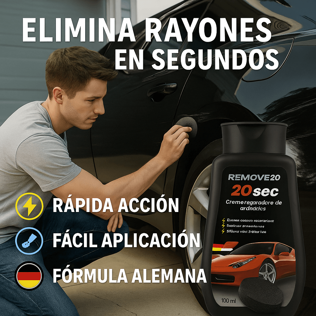 Remove 20sec-G3 -  Lleva 2x1- Removedor de Rayones Premium