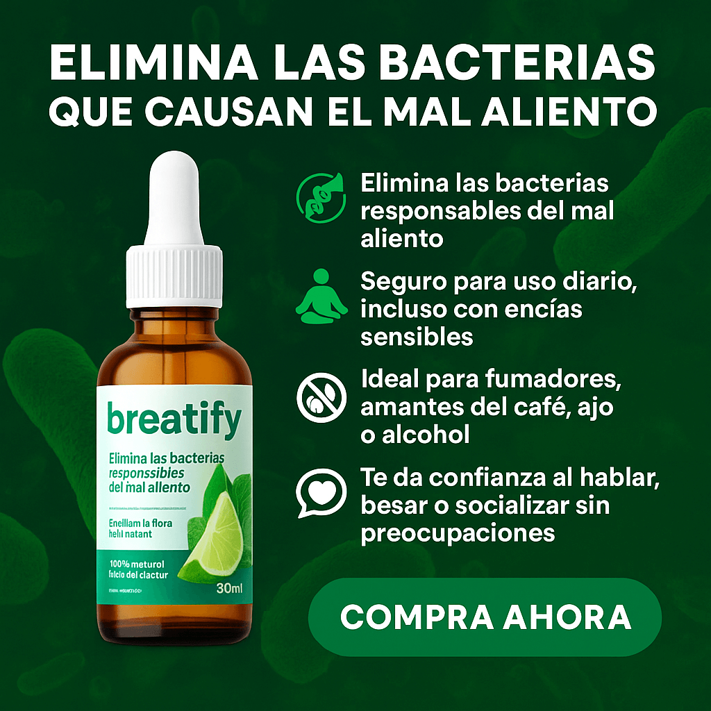 BREATIFY ™: GOTAS CONTRA EL MAL ALIENTO