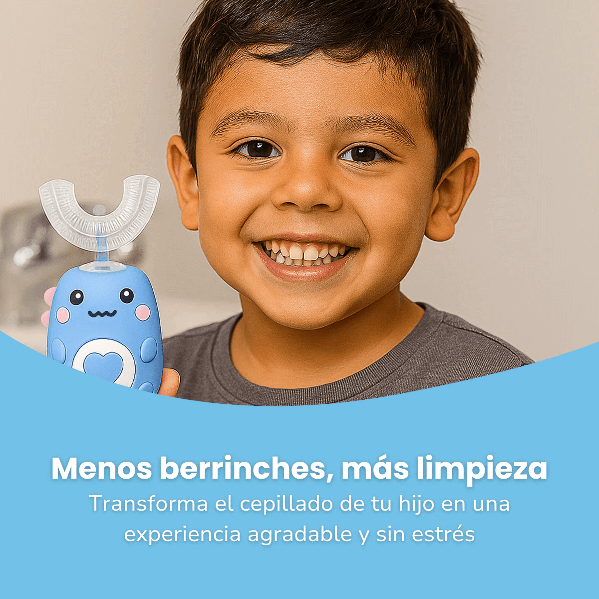 DinoCepillo™- Olvidate de los berrinches y cuida la salud bucal de tus hijos