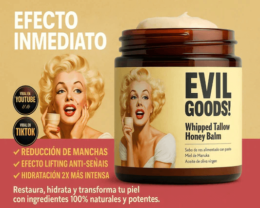 Evil Goods- Crema Facial  Balsamo de sebo de res y miel