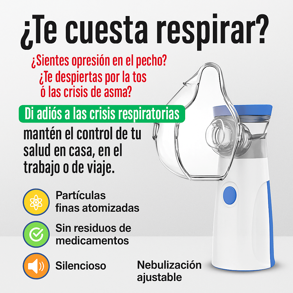 Nebuluz-Nebulizador Portátil Niños y Adultos