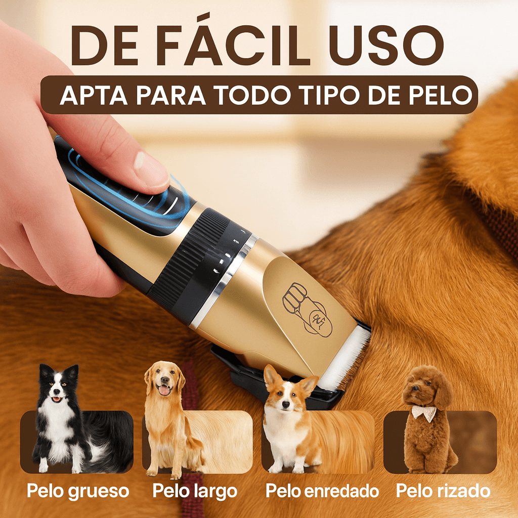 ZenPet™ – Cortapelos silencioso, recargable y profesional 🐶 | 🎁De Regalo accesorios + Guía GRATIS