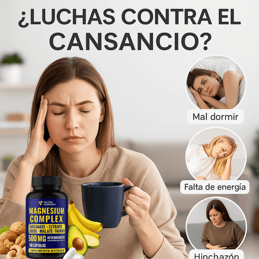 Magnesio Complex-Tu aliado natural contra el estrés, la fatiga y el mal dormir.