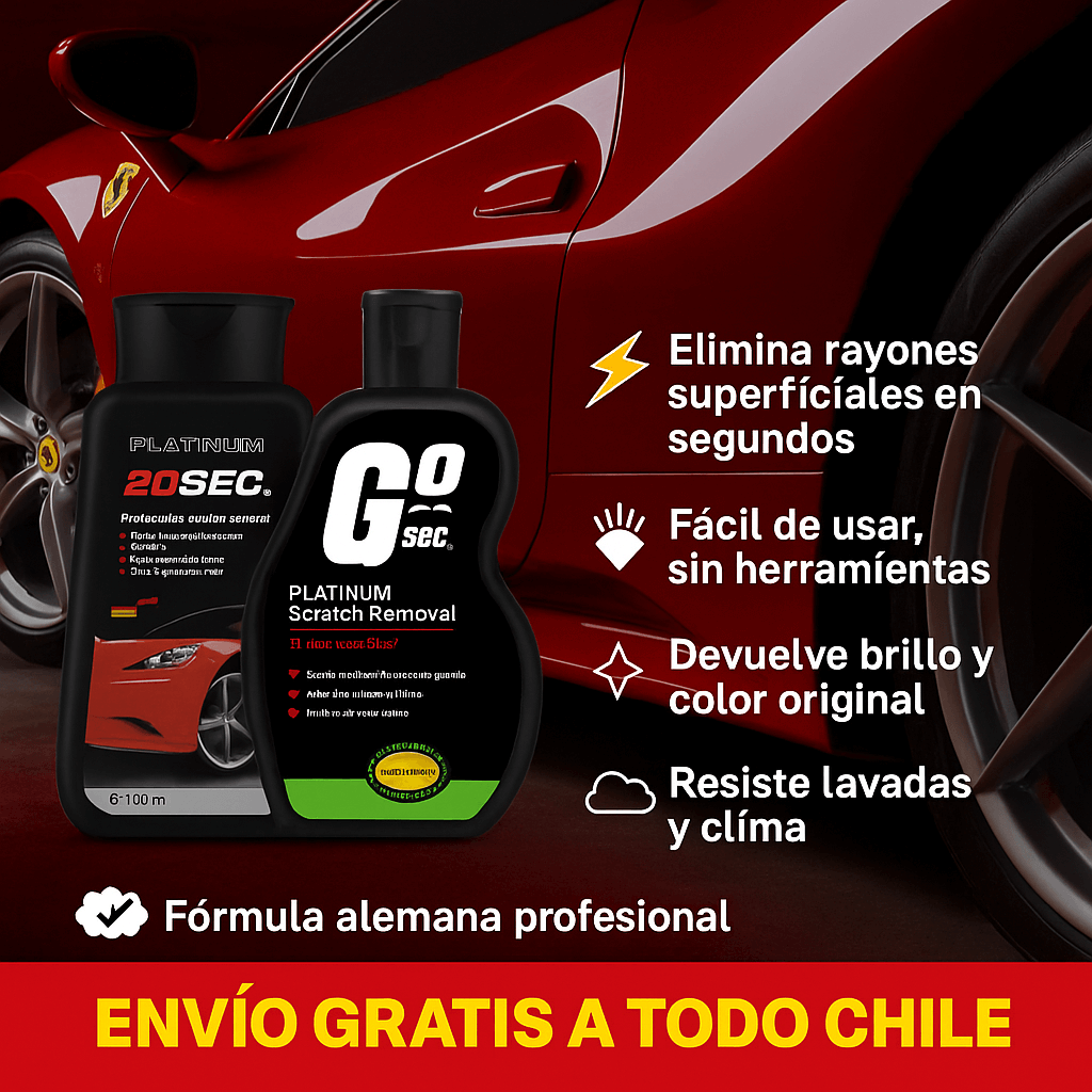 Remove 20sec-G3 -  Lleva 2x1- Removedor de Rayones Premium