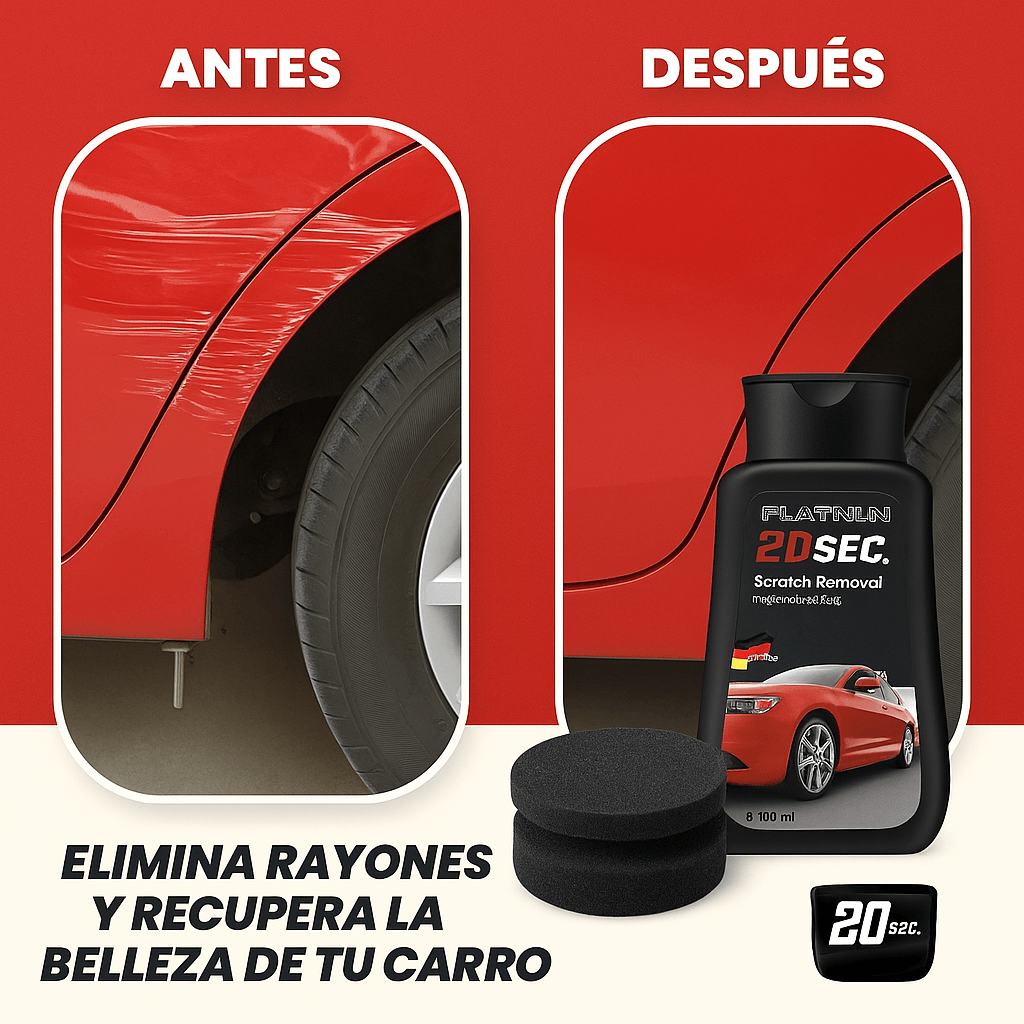 Remove 20sec-G3 -  Lleva 2x1- Removedor de Rayones Premium