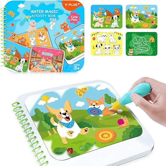 2 Libros Magicos Al Agua + 🎁De Regalo Cepillo Inteligente Antibacterial