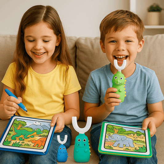 2 Libros Magicos Al Agua + 🎁De Regalo Cepillo Inteligente Antibacterial