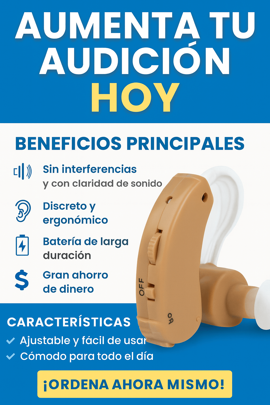 Audifonos Ortopedicos ProGT - Tecnologia avanzada que cambiara tu vida